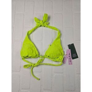 Wild Fable Lime Retro Bikini Top XXS